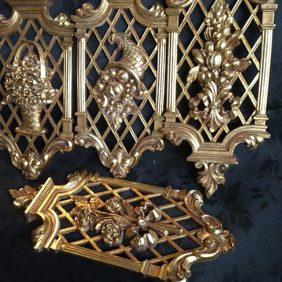 4 DART INC. FOUR SEASONS GOLD WALL HANGINGS - Picture 8 of 15